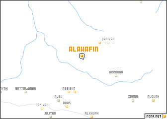 map of Al ‘Awāfin