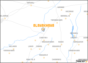 map of Alāwakhāwa