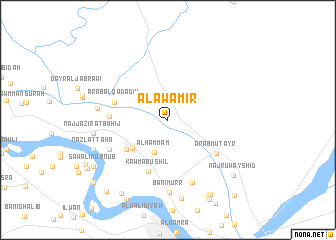 map of Al ‘Awāmir