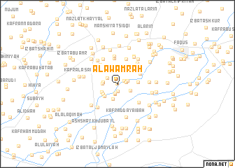 map of Al ‘Awāmrah