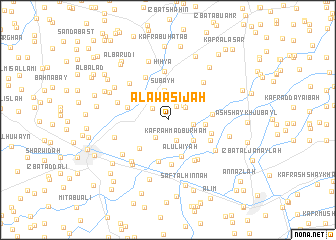 map of Al ‘Awāsijah