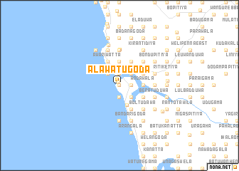 map of Alawatugoda