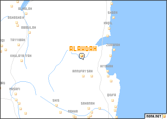 map of Al ‘Awdah