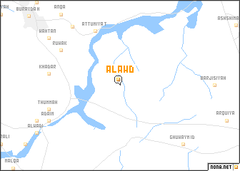 map of Al ‘Awd