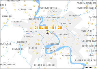 map of ‘Alāwī al Ḩillah