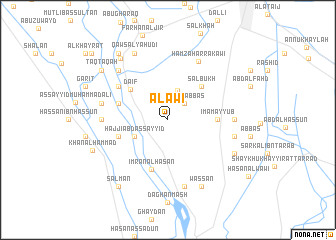 map of ‘Alāwī