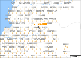 map of Al ‘Awjān