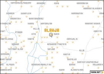 map of Al ‘Awjāʼ