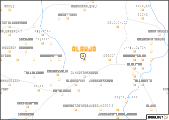 map of Al ‘Awjāʼ