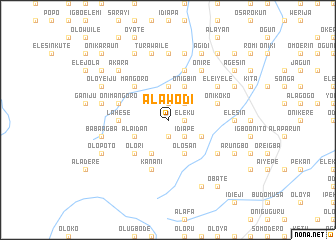 map of Alawodi