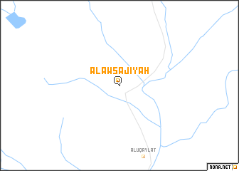 map of Al ‘Awsajīyah