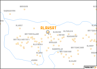 map of Al Awsāţ