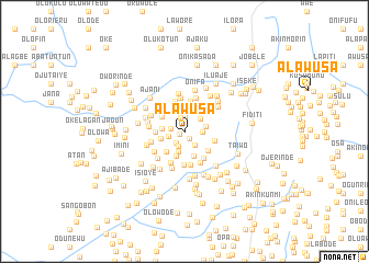 map of Alawusa