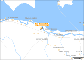 map of Āl ‘Awwād