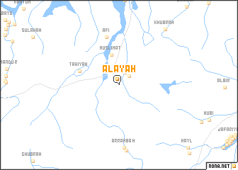 map of ‘Alāyah