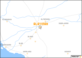 map of Al ‘Ayīnah