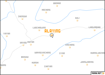 map of Alaying