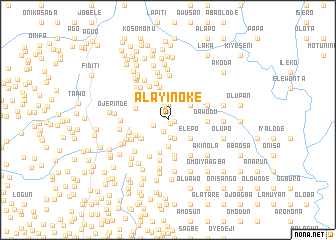 map of Alayin Oke