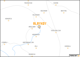 map of Alayköy