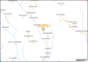 map of Al ‘Aylī