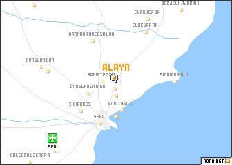 map of Al ‘Ayn