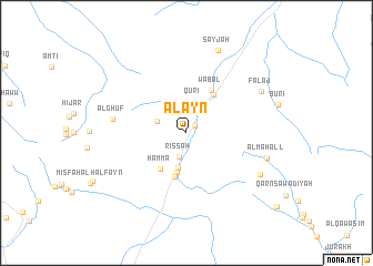 map of Al ‘Ayn