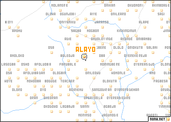 map of Alayo