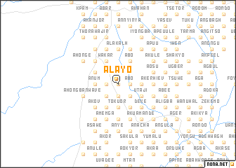 map of Alayo