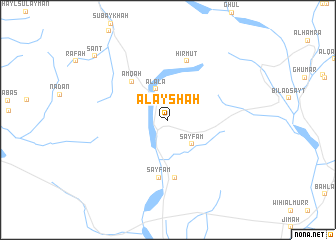 map of Al ‘Ayshah