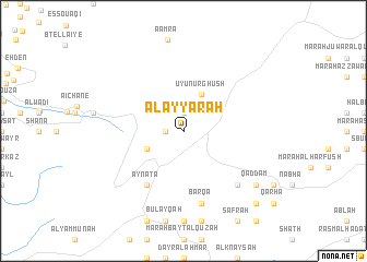 map of Al ‘Ayyārah