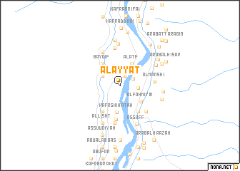 map of Al ‘Ayyāţ