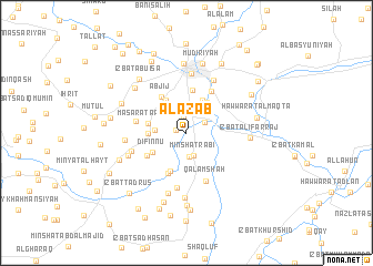 map of Al ‘Azab