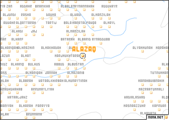 map of Al ‘Azāq