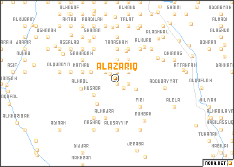 map of Al Azāriq