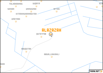 map of Al ‘Azāzah