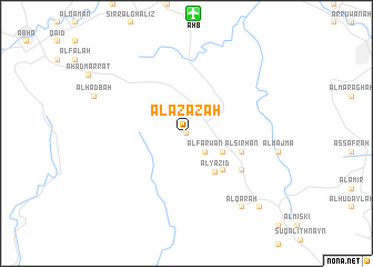 map of Al ‘Az̧āz̧ah