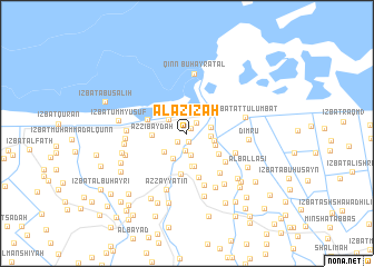 map of Al ‘Azīzah