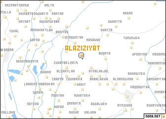 map of Al ‘Azīzīyāt