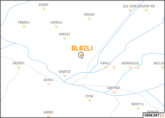 map of Alazlı