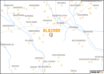 map of Alāzman