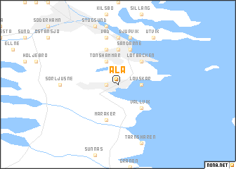 map of Ala