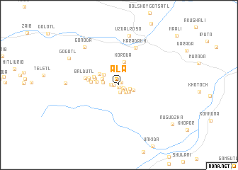 map of Ala