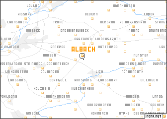 map of Albach