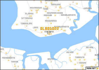 map of Albadarr