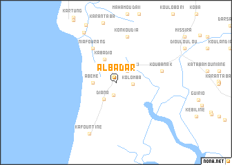 map of Albadar