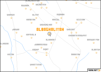 map of Al Baghālīyah