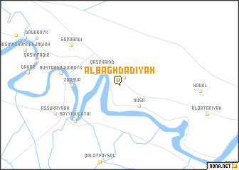 map of Al Baghdādīyah