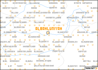 map of Al Bahlūnīyah