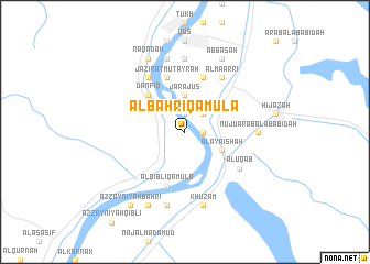 map of Al Baḩrī Qamūlā