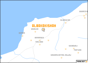 map of Al Bakākishah